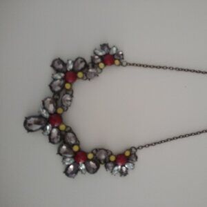Costume Jewelry Burgundy Necklace